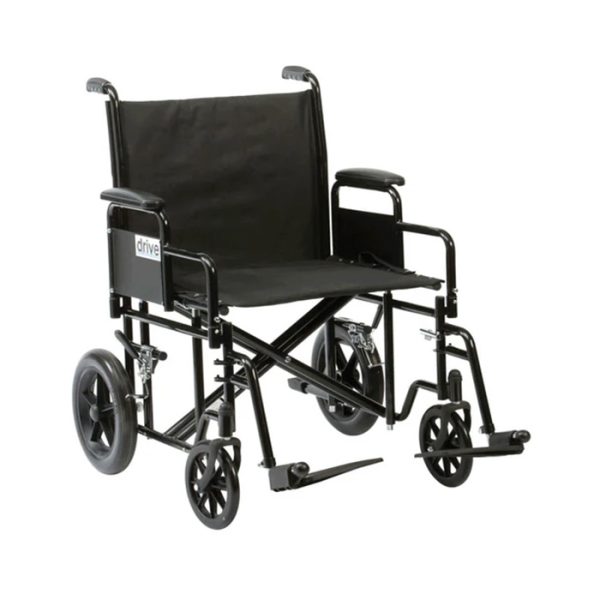 Bariatric Steel Transport Wheelchair