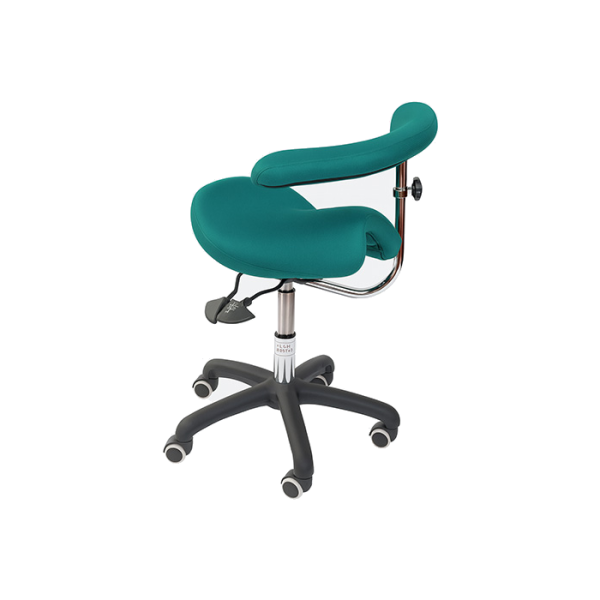 Bambach Ergonomic Saddle Seat - No Back w/ Swing Arm