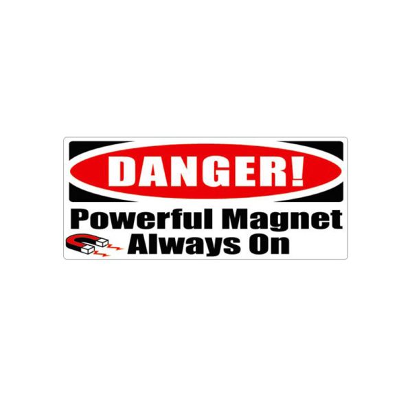 MRI Wall and Door Signage - Magnet is Always On
