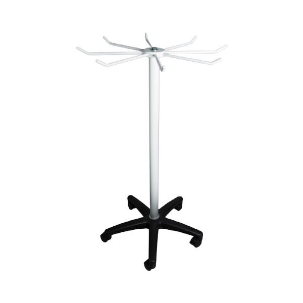 8-Peg Mobile Leaded Apron Rack