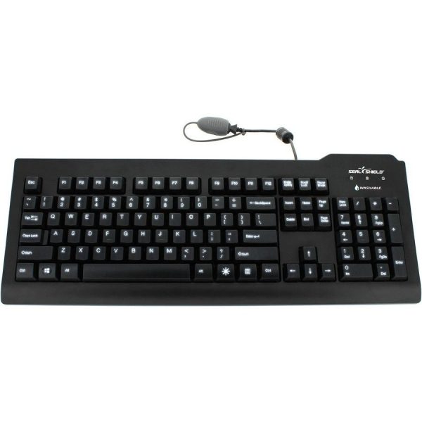 Seal Shield Silver Seal Glow - Washable Medical Grade Keyboard